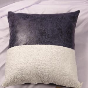 Indigo Ivory Panel Cushion
