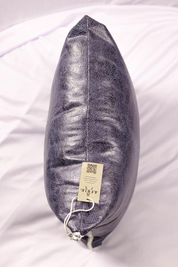 Indigo Textured Cushion - Image 2