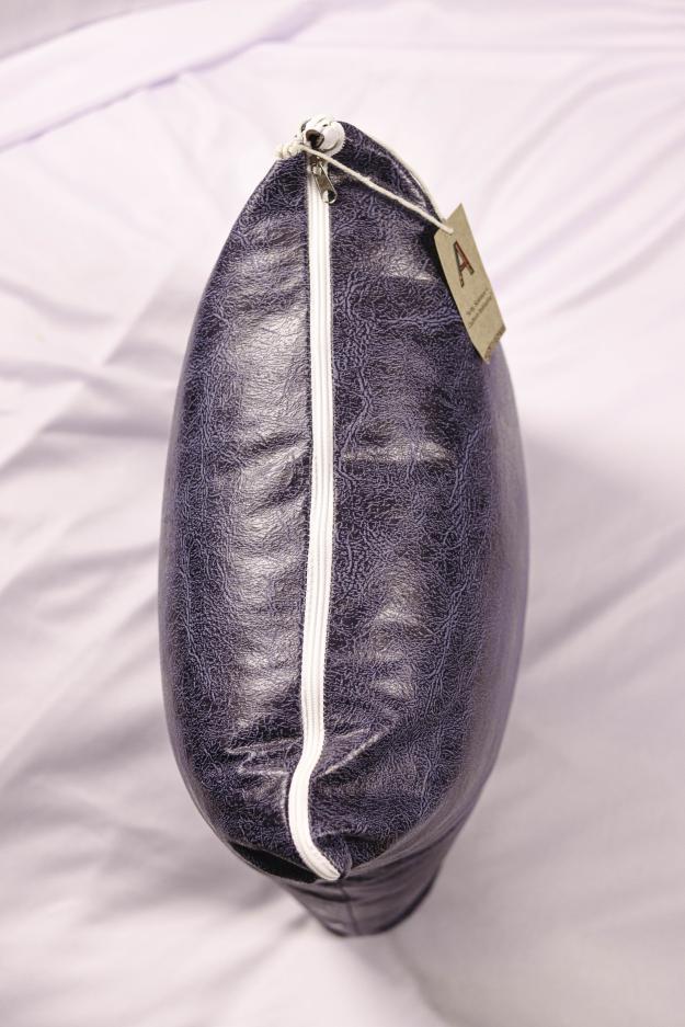 Indigo Textured Cushion - Image 3